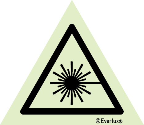 Warning laser beam sign - S 31 06