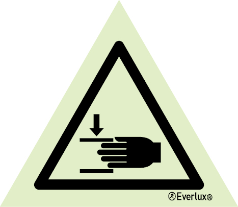 Pinching hazard sign - S 31 14